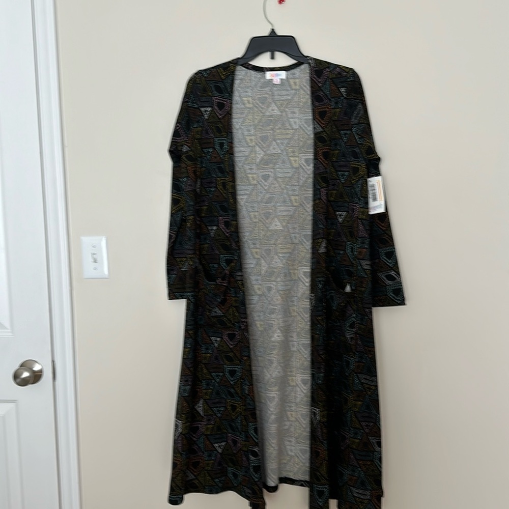 LULAROE LONG JACKET. SIZE M T